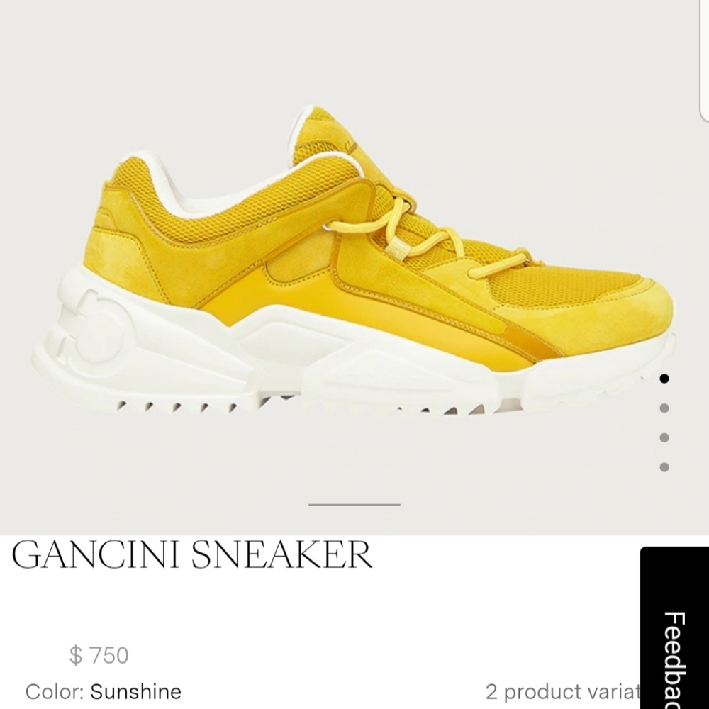 Salvatore Ferragamo Men's Gancini Sneaker